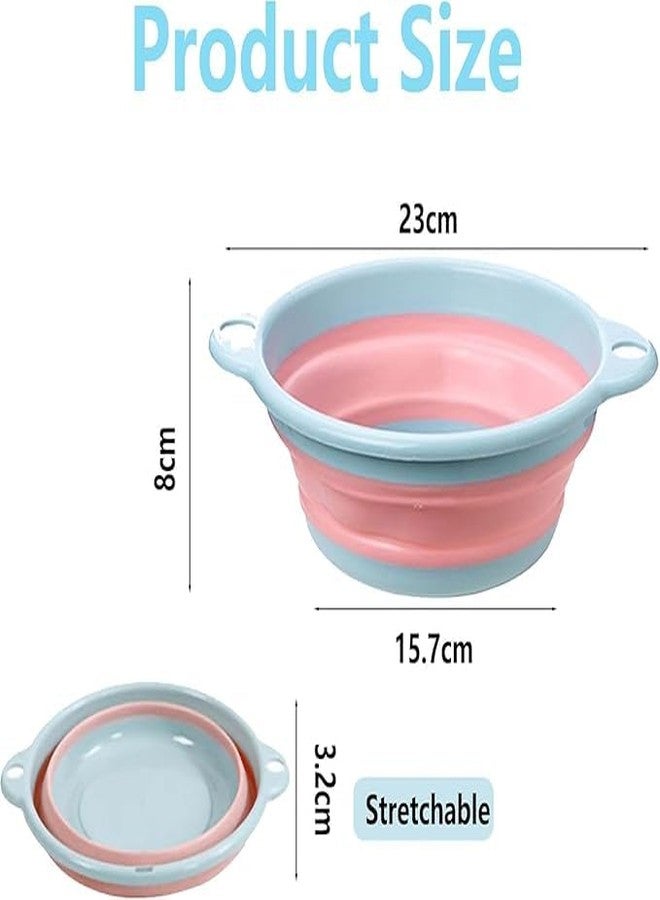 DIFAIEN Folding Wash Basin | Hot Water Basin |Folding wash Basin for Bathroom and Living Room | Camping, and Travel Folding | Dishwashing Wash Basin (po1) - Image 2
